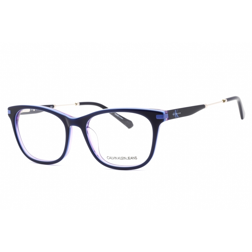 NWT Calvin Klein Jeans CKJ18706 Purple Rectangle 52mm Eyeglasses